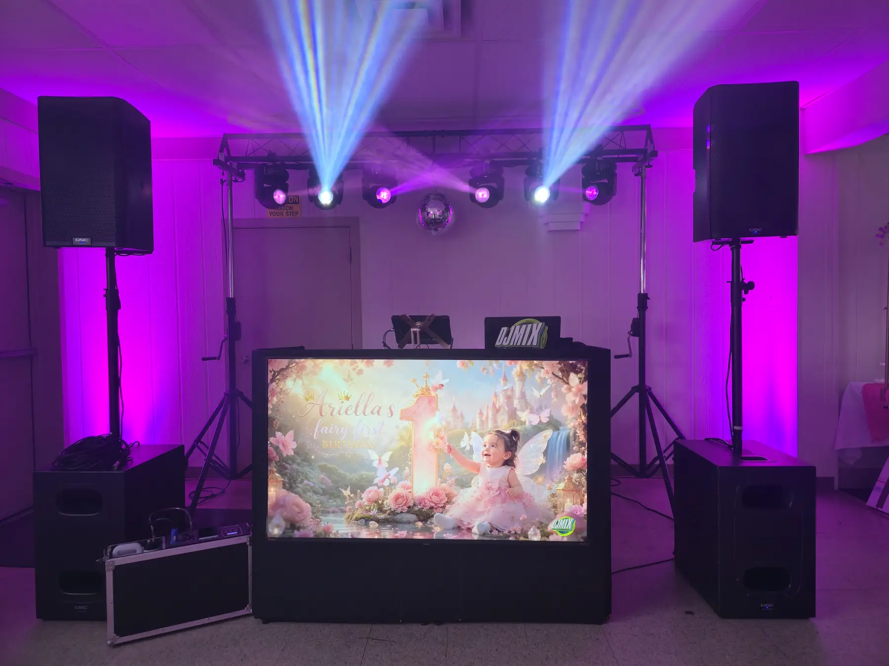 Setup pequeño de DJMIX Entertainment